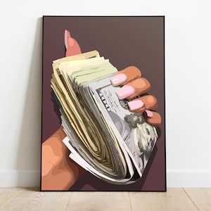 Black Girl Art Print: Fashion, Culture, Black Woman Portrait (Digital Download