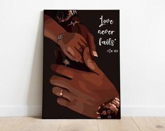 Black Woman Art, Digital Art, Black Woman Wall Art, Black Girl Wall Art, African wall art, Black girl art, Wall Art Digital, Fashion Art