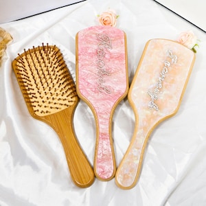 Personalized Hair Brush,Custom Hairbrush,Personalized Comb,Gift For Her,Wedding Party Gift Hair Comb,Anniversary gift,Unique Bridesmaid Gift