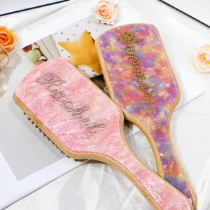Custom Name Hair Accessories,Custom Name Hair Comb,Hair Claw Clip,Hair Brushes,Personalized Hair Decoration,for Wedding,Bridesmaid,Girl,Wife