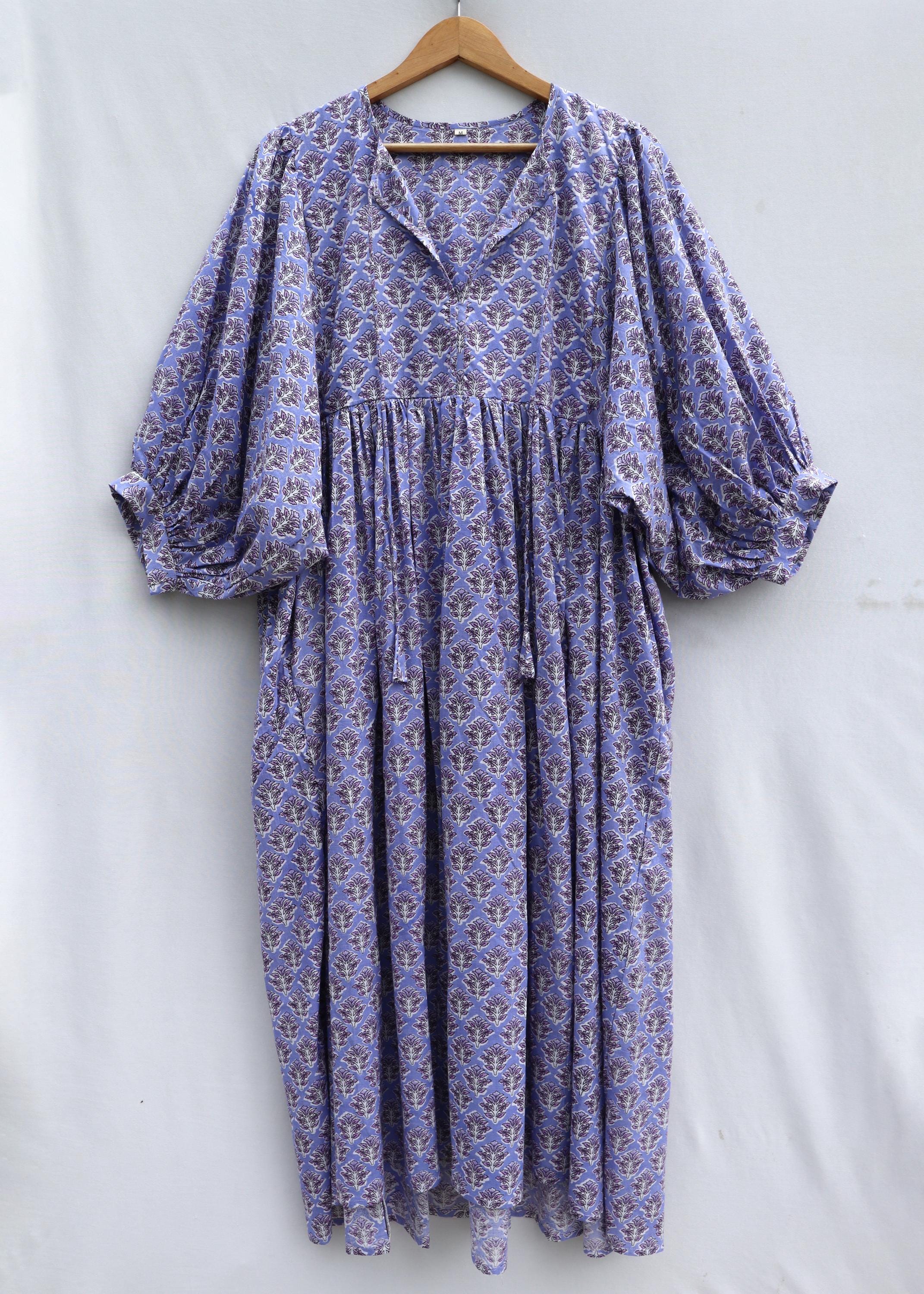 white christmas dresses Vintage 1970s Indian Cotton Dress with Lurex Stripes main image 0
