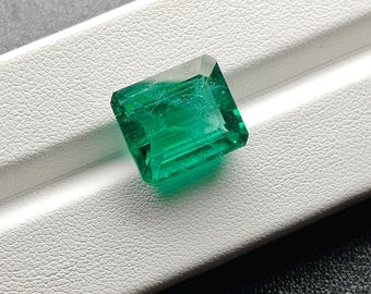AAA Quality 12x14 Emerald Cut  Loose Lab Created Emerald