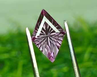 Lab Grown Alexandrite 8X12 Lozenge Fantasy Cut Gemstone | Color Changing Sapphire (2.85cts)