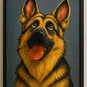 Personalized Pet Portrait Drawing - Custom Dog or Cat Art Gift