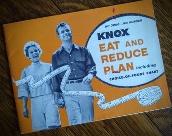 Vintage Cookbook KNOX Gelatin Advertising Recipe Booklet 1950s