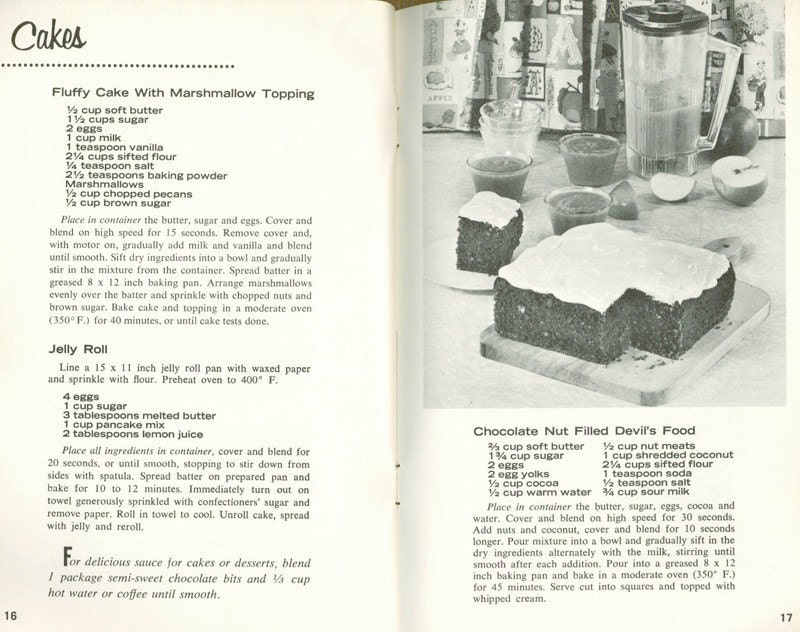 Vintage Cookbook 1960s WARING BLENDER Recipe Book Advertising Etsy