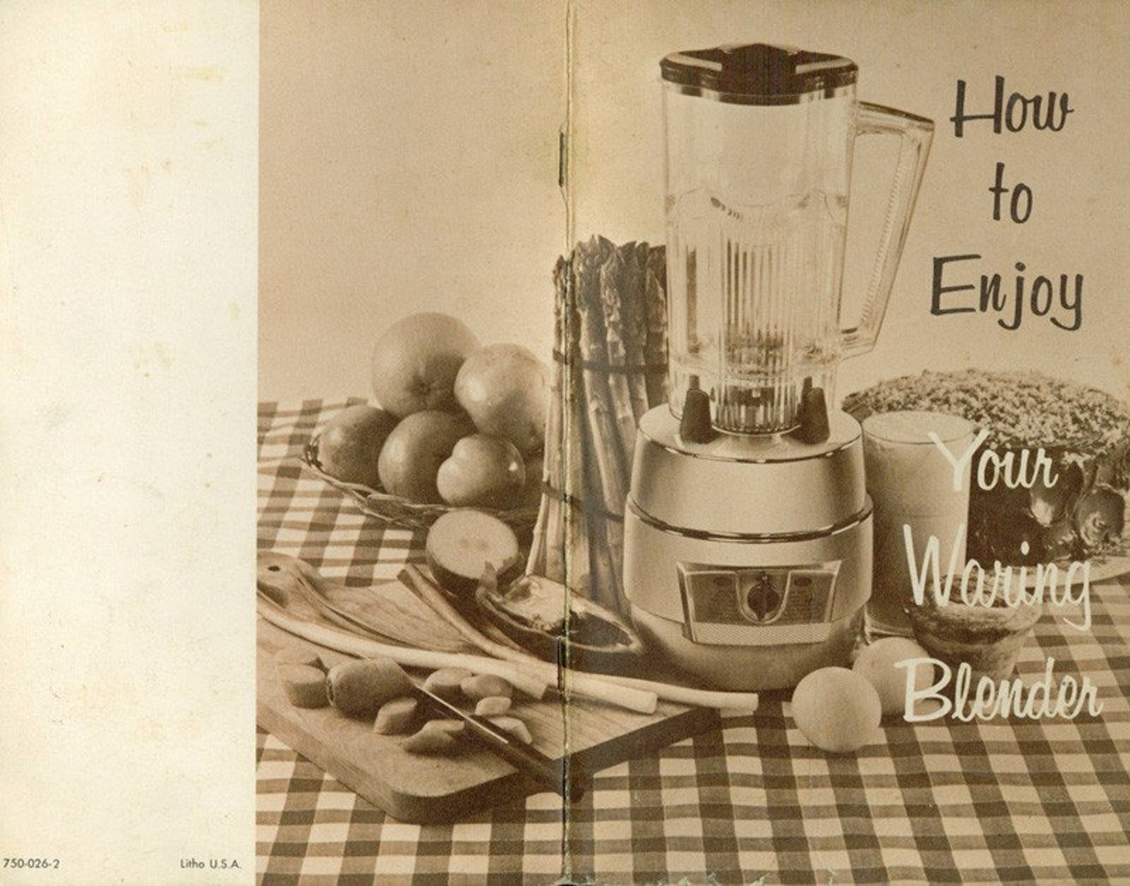 Vintage Cookbook 1960s WARING BLENDER Recipe Book Advertising Etsy
