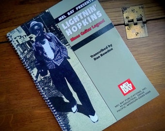 Mel Bay Presents LIGHTNIN' HOPKINS Blues Guitar Legend Spiral-Bound Songbook (1995)