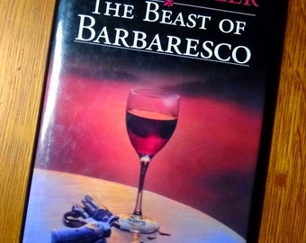 SIGNED Wine Lover's Mystery The Beast of Barbaresco by Tony Aspler  - Vintage Foodie Fiction