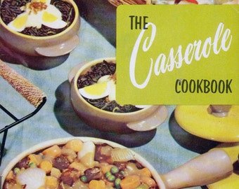 Vintage 1950s Cookbook CASSEROLES Culinary Arts Institute Recipe Booklet