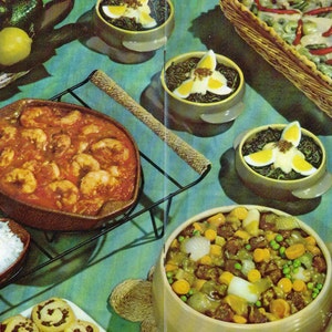 Vintage 1950s Cookbook CASSEROLES Culinary Arts Institute Recipe Booklet image 3