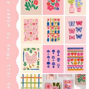 Bundle of 50 high-resolution digital printable wall art files with full commercial use license included. Designed for small business owners, print-on-demand sellers, and creative entrepreneurs who need stylish, ready-to-sell artwork. Perfect for Etsy shops, resale, or adding to physical products like posters, canvas, and home decor. A time-saving solution for launching or expanding your art collection with ease and personality.