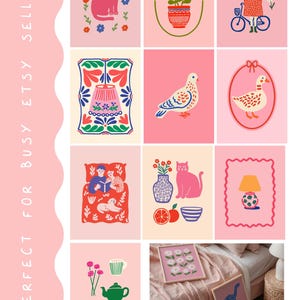 Bundle of 50 high-resolution digital printable wall art files with full commercial use license included. Designed for small business owners, print-on-demand sellers, and creative entrepreneurs who need stylish, ready-to-sell artwork. Perfect for Etsy shops, resale, or adding to physical products like posters, canvas, and home decor. A time-saving solution for launching or expanding your art collection with ease and personality.