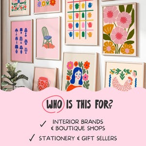 Bundle of 50 high-resolution digital printable wall art files with full commercial use license included. Designed for small business owners, print-on-demand sellers, and creative entrepreneurs who need stylish, ready-to-sell artwork. Perfect for Etsy shops, resale, or adding to physical products like posters, canvas, and home decor. A time-saving solution for launching or expanding your art collection with ease and personality.
