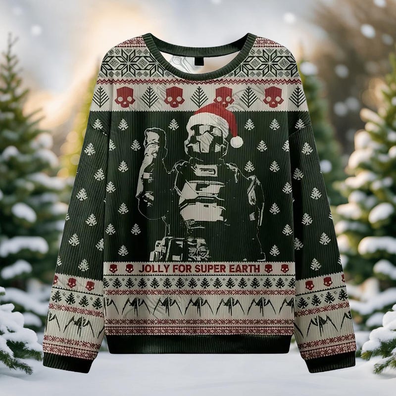 Christmas Soldier Sequined Fashion Casual Sweatshirt