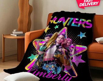 K-Pop Demon Hunters Kuscheldecke Decke Sofa, Weiche Produktbild-Vorschau 6