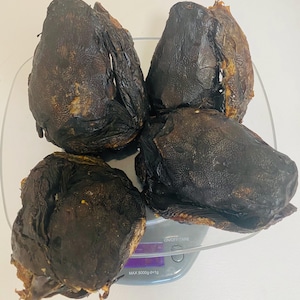 Nigerian Large Tasty Smoked Dried Cat-fish  - 4 Pieces Per Pack With Head