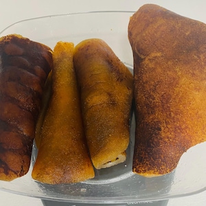 10 Pieces Extra Large Nigerian Smoked Dry Ponmo- Original Nigerian Ijebu Ponmo