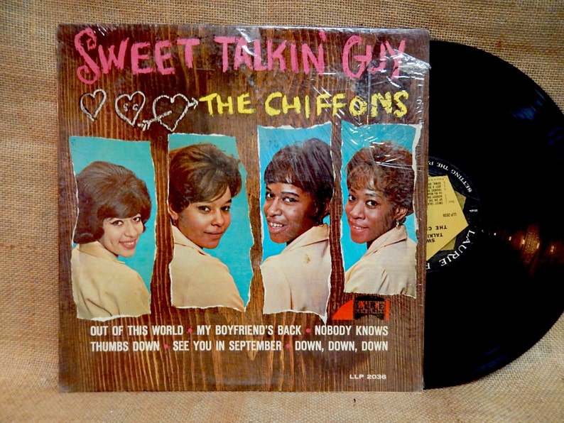 THE CHIFFONS Sweet Talkin' Guy 1966 Vintage Vinyl Etsy