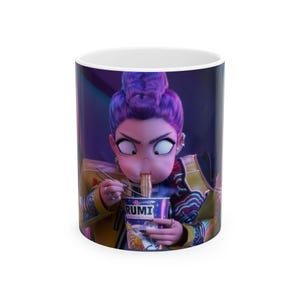 Kpop Demon Hunter Ceramic Mug, 11oz 15oz Personalized Coffee Tea Cup, Gift for Kpop Fans, Dishwasher Safe, Microwaveable, Glossy Finish,