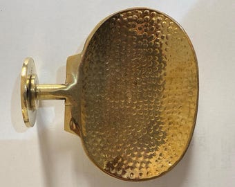 Hammered Solid Brass Wall Soap Dish – Unlacquered Brass Wall Mount Soap Holder – Vintage Bathroom Accessory