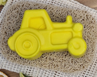 Bunte Fahrzeug-Seifen | Handgemachte Naturseife für Kinder | SLS-frei, Duftfrei, Hautfreundlich | Sensorik & Autismus-freundlich