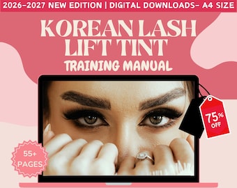 Korean Lash Lift & Tint Training Manual | Professional Lash Treatment Guide 2026 Edition