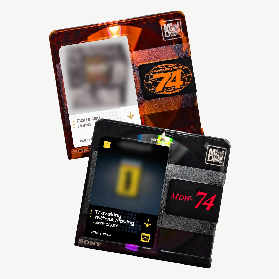 Custom Sony Minidisc Labels: Archive Series, MD Label Collection - Etsy ...