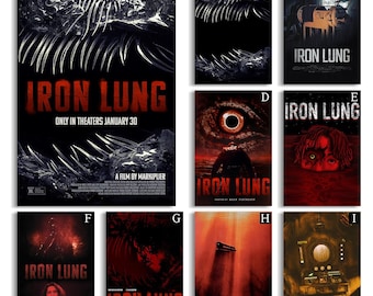 Iron Lung 2026 Movie Poster,high-definition Canvas Poster,Film Fan Collectibles,Gift Poster,Frameless.