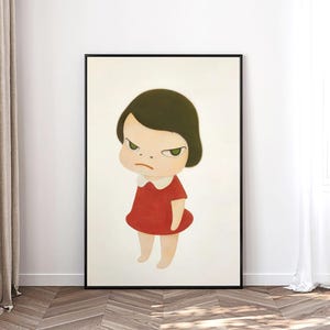 Yoshitomo Nara Art Poster, high-definition canvas poster,Film Fan Collectibles,Gift Poster, Frameless.