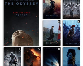 The Odyssey Movie Poster, high-definition canvas poster,Film Fan Collectibles,Gift Poster，Frameless.