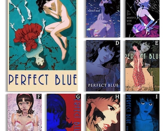 Perfect Blue Movie Poster, high-definition canvas poster,Film Fan Collectibles,Gift Poster,Frameless.