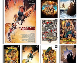 The Goonies Movie Poster, high-definition canvas poster,Film Fan Collectibles,Gift Poster,Frameless.