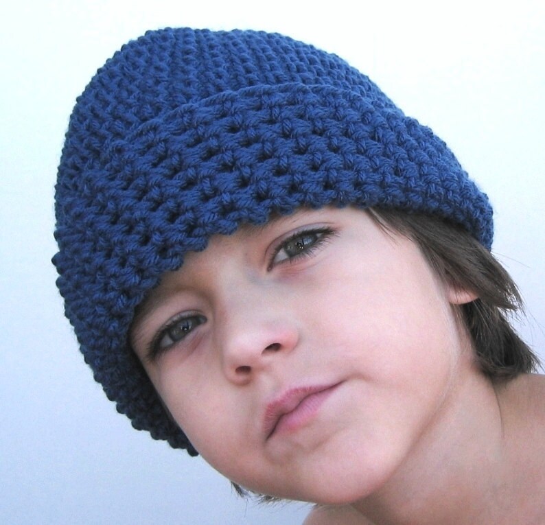 Crochet Hat Pattern Beanie Baby Through Adult One Skein Pattern Pdf File P103