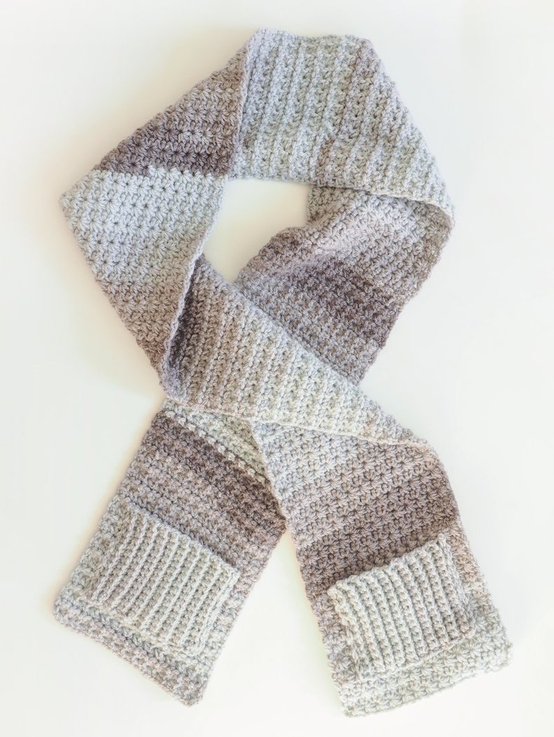 PDF Easy Crochet Pattern Cozy Pocket Scarf Pattern Cozy Pocket Scarf