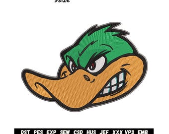 Vampire Duck Embroidery Design | Dakula, Halloween Animal (Instant Download)