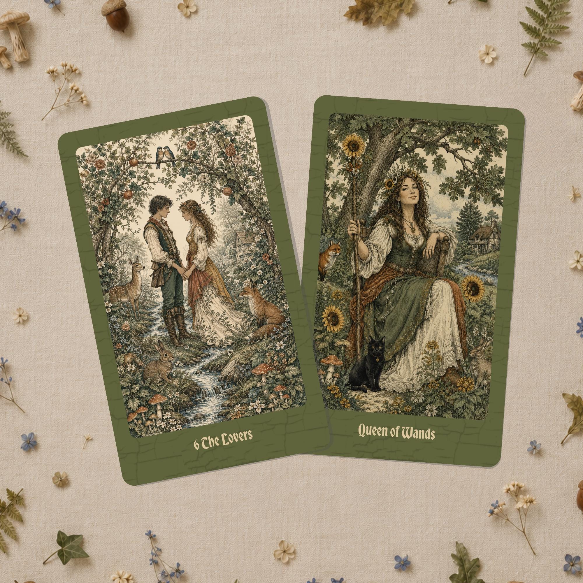 Woodland wardens tarot cards - Etsy 日本