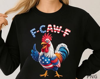 F-Caw-F Raven PNG | Funny Crow Clipart | Gothic Bird Humor Sublimation Design for Halloween Shirt or Mug