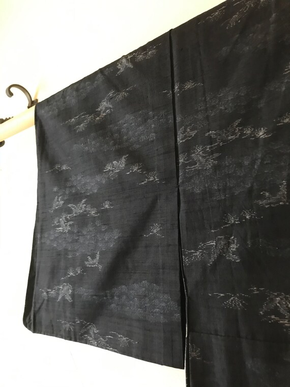 Antique / Like new condition silk Kimono / Zen fee