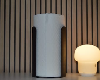 Modern 3D Printed Paper Towel Holder – Minimalist Countertop Design