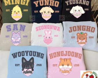 Ateez Aniteez Shirt, K-pop Hoodie, Gift for Her, K-pop Fan Sweatshirt