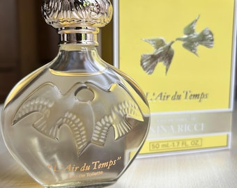 Vintage Nina Ricci L'Air du Temps EDT: profumo floreale talcato, completo e confezionato