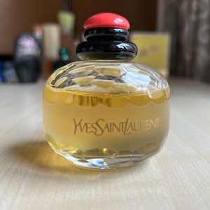 Vintage Yves Saint Laurent Paris Eau de Toilette: 1980s Rose Floral Perfume