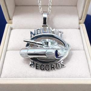 Individuell No Limit Sets Platten Anhänger 925 Sterling Silber Hip-Hop Schmuck