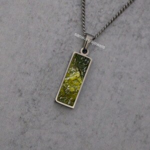 Moldavite Pendant, Hidden Moldavite , Unique Moldavite , meteorite Pendant, Authentic Moldavite Round Handmade Pendant,Best Seller Moldavite