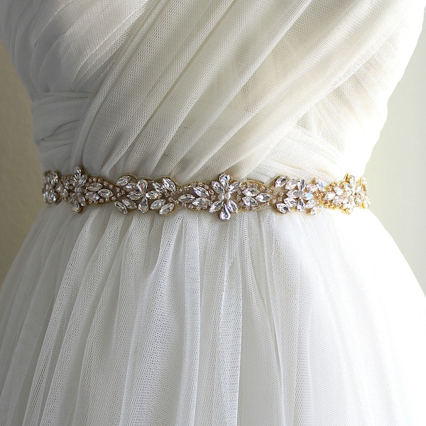 Gold Bridal Belt - Etsy