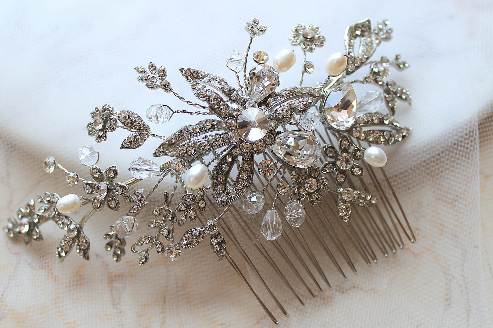 bridal headpieces swarovski crystals