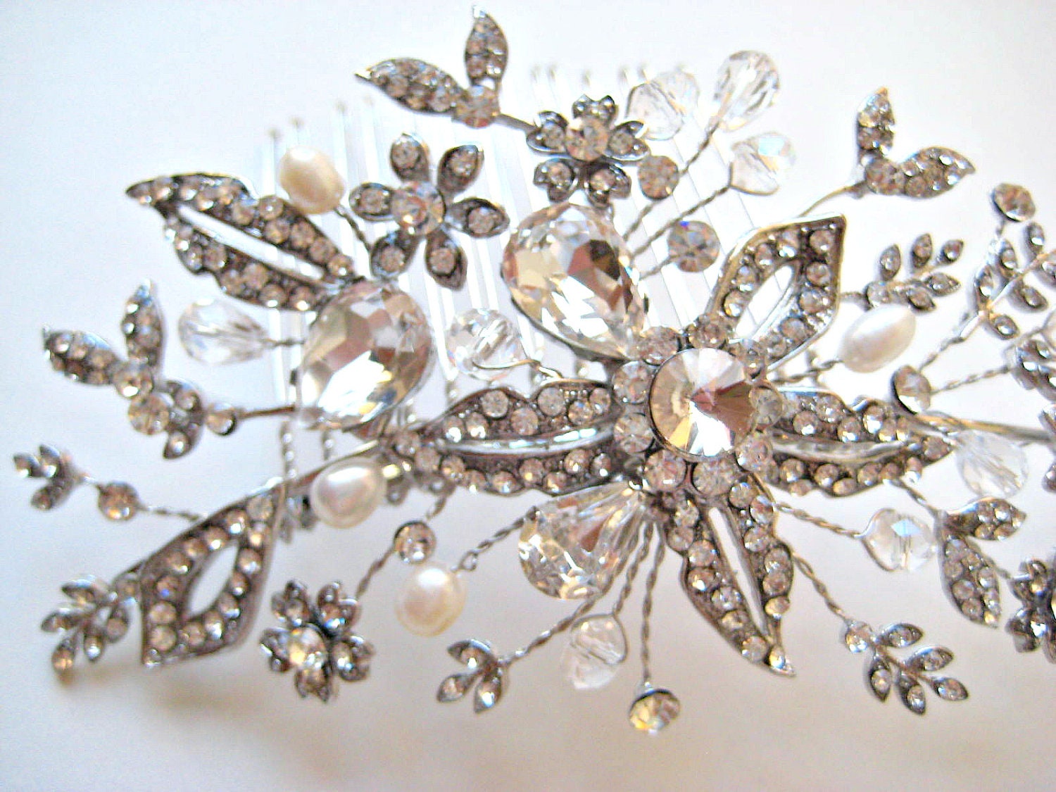 bridal headpieces swarovski crystals