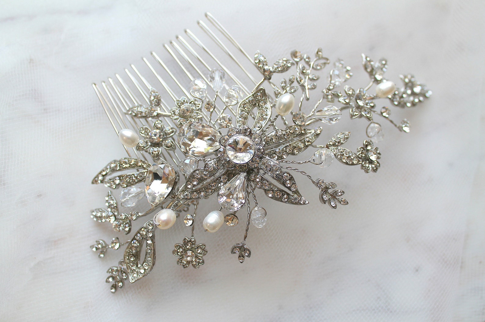 bridal headpieces swarovski crystals
