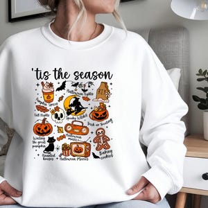 Fall Pumpkin Cozy Crewneck Sweatshirt, Autumn Sweater, Seasonal Jumper, Halloween Apparel, Comfortable Pullover